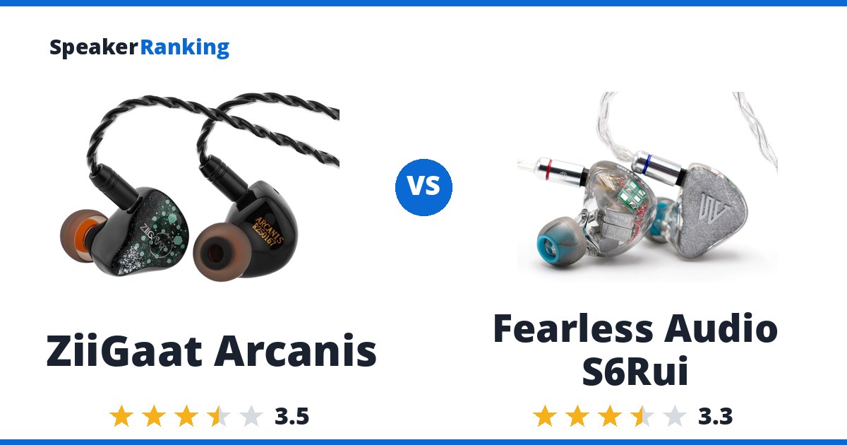 ZiiGaat Arcanis vs Fearless Audio S6Rui